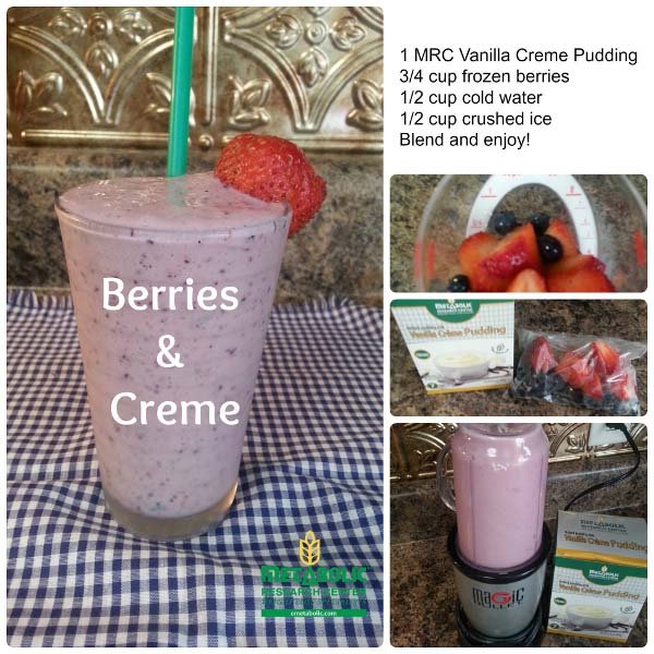 Recipe Image: Berries and Creme Smoothie